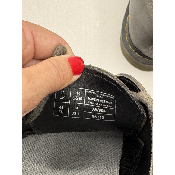 Dr. Martens 1461 Oxford Dark Taupe Orleans Men's 14 23775 - Picture 8 of 10